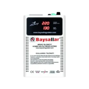 Baysallar 500 Wat Micro Işlemcili Kombi Voltaj Regülatörü Kompakt Tasarımlı Güvenilir Enerji Çözümü