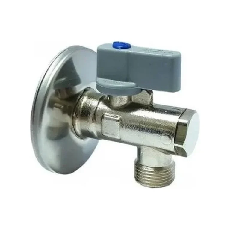 E.C.A. 1/2 Filtreli Ara Musluk Kısa Tip 3/8 Çıkış Ağızlı (Rozet Dahil) 602111043