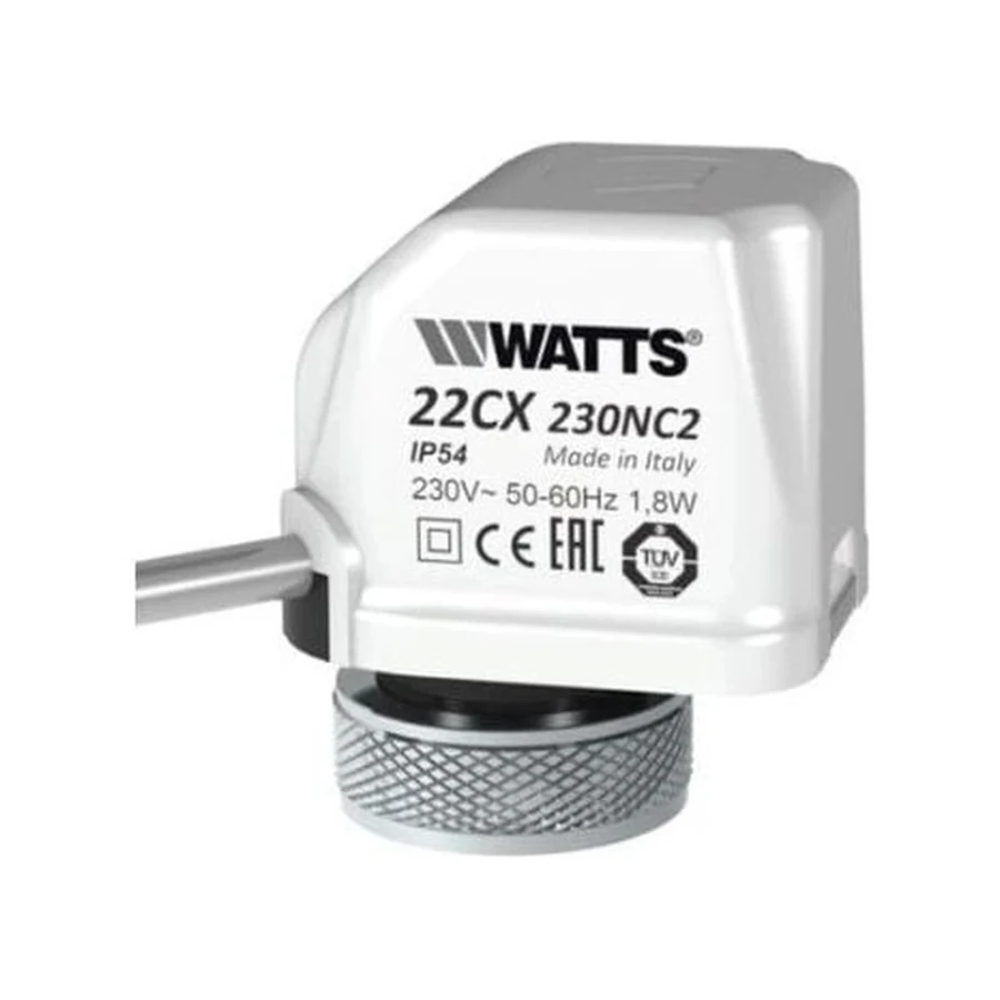 Watts Actuator WT22CX230NC2 Fcu Vana Mot Elektrotermik 230V On/off Nc 140N