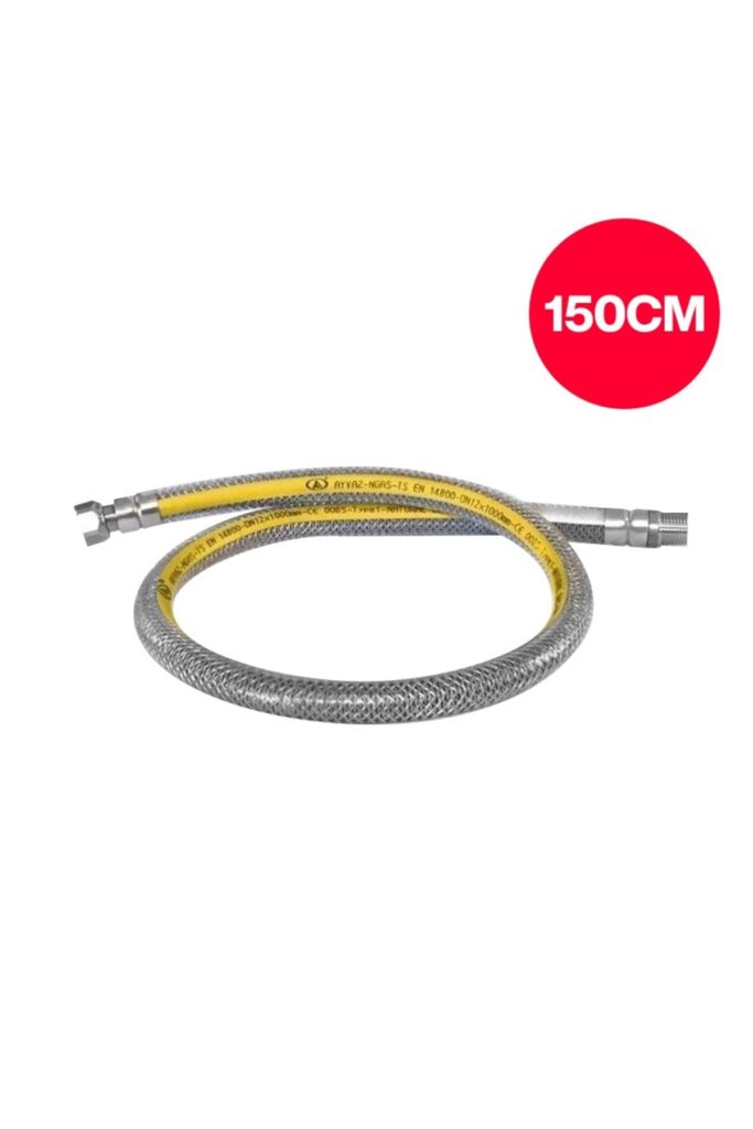 EVS Ocak Doğalgaz Flex Hortumu 150 cm